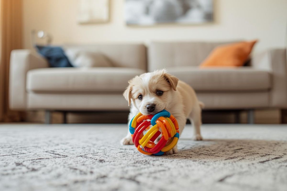 כך צעצועי נשיכה לגורים מצילים רהיטים ונעליים בבית