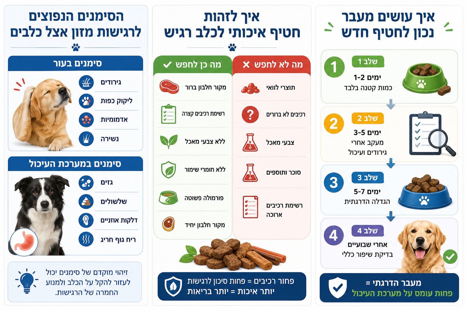 חטיפים היפואלרגניים לכלבים - איך לבחור נכון ולהקל על רגישויות מזון